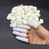 1000 Pcs Disposable Fingertips Protector Gloves Rubber Non-slip Finger Cover Cots white Durable Tool 1