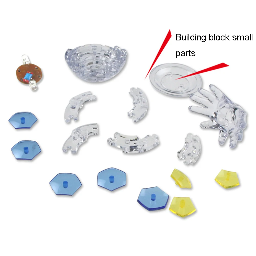 low cost  3d Crystal Puzzle Sports Puzzles Football Toy Mental Toy Bricks Puzzle Model Ball Puzzles Education