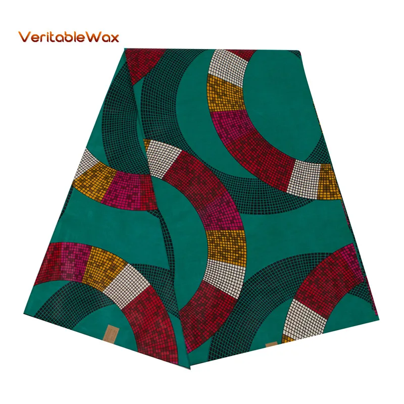 Африканская ткань с принтом ткань высокого качества хлопок ткань популярный стиль африканская ткань с воском 24FS1243