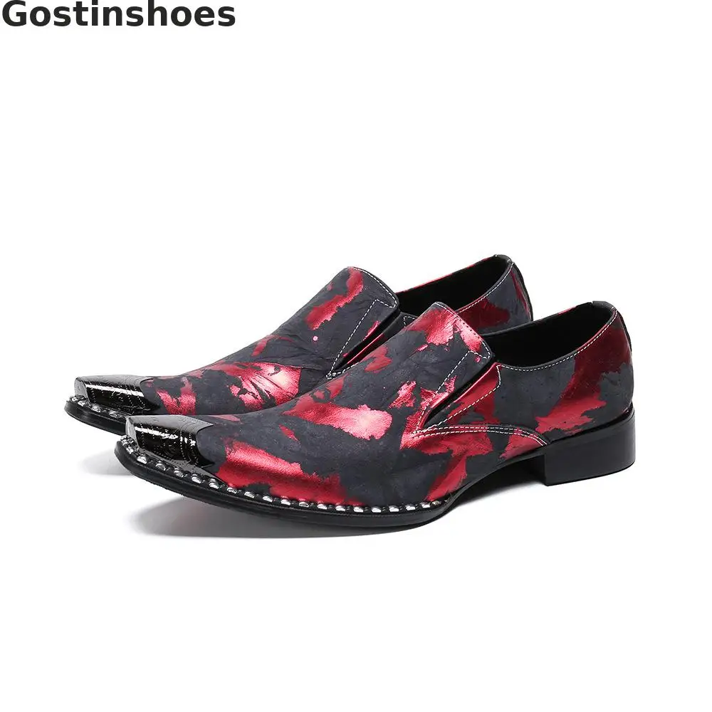 

Men Leather Shoes Genuine Cow Leather Men Shoes Slip-on Men Loafers Pointed Capped Toe Casual Leather Shoes For Men