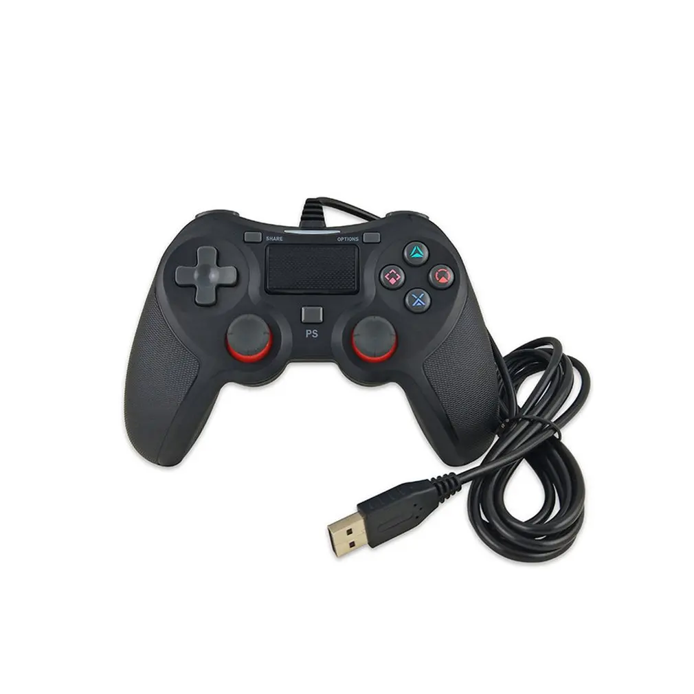 USB проводной геймпад для Playstation для sony PS4 контроллер Джойстик для игр контроллер для ПК консоль с USB кабелем