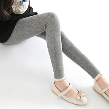 Детские узкие брюки для девочек осенние модные леггинсы для девочек Весенняя теплая одежда для детей 2, 4, 6, 8, 9, 10, 12 лет длинные зимние штаны