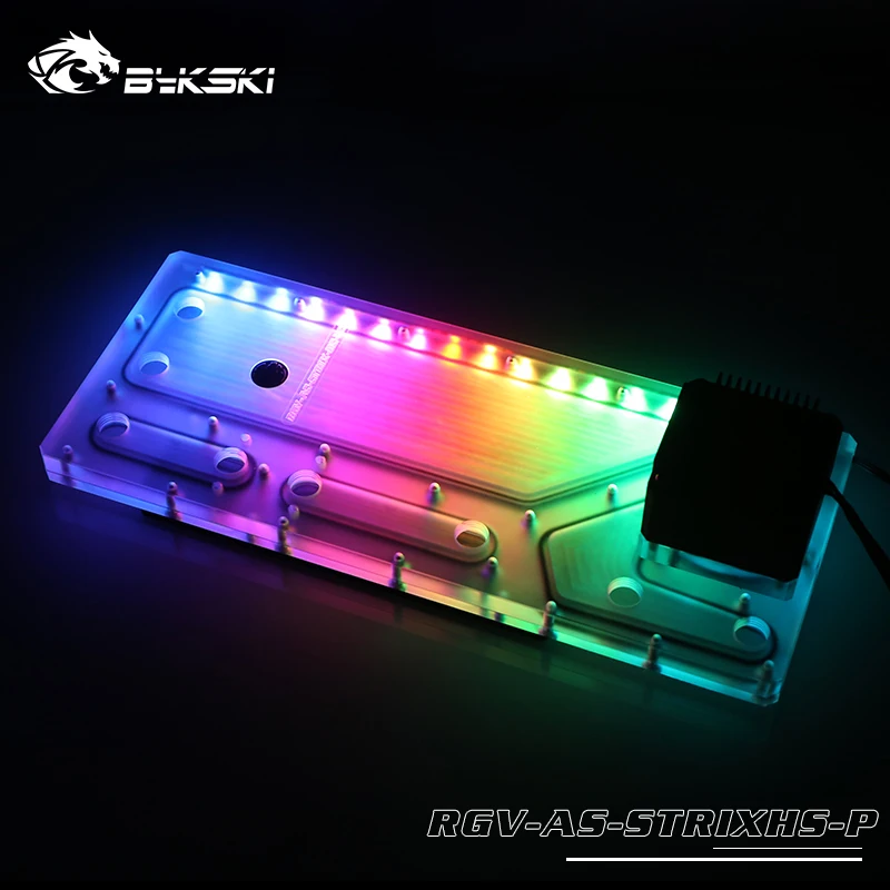 BYKSKI водная доска бак для ASUS ROG STRIX HELIOS GX601 Chasis RGB прямоугольник резервуар RGB RBW RGV-AS-STRIXHS-P