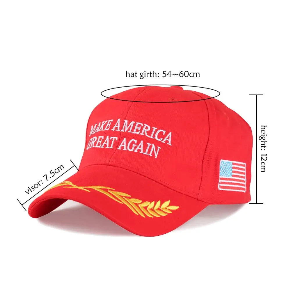 Make America Great Again Мужская хип-хоп летняя бейсбольная Кепка унисекс с вышитым хлопковым козырьком модная бейсболка Регулируемая косточка головные уборы