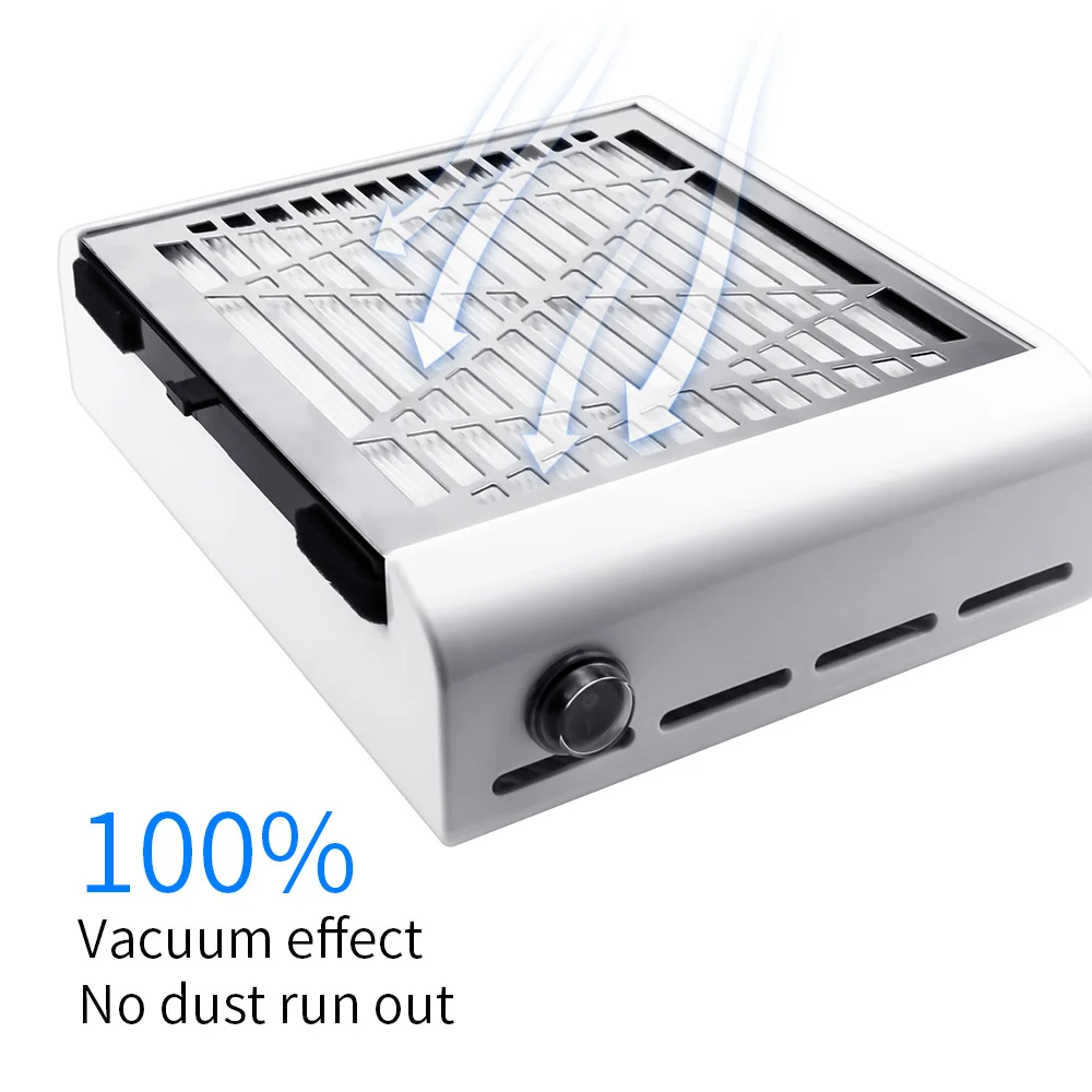 Продажа 60 Вт пылесборник для ногтей пылесос сильный 4500 об мин для удаления ногтей машина для маникюрных салонов инструменты для вентилятора многор...