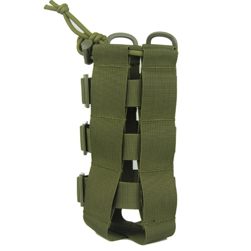 IKSNAIL 0.5L-2.5L тактическая Сумка Molle для бутылки с водой сумка Военная спортивная крышка кобура открытый дорожный чайник сумка с системой Molle - Цвет: Green