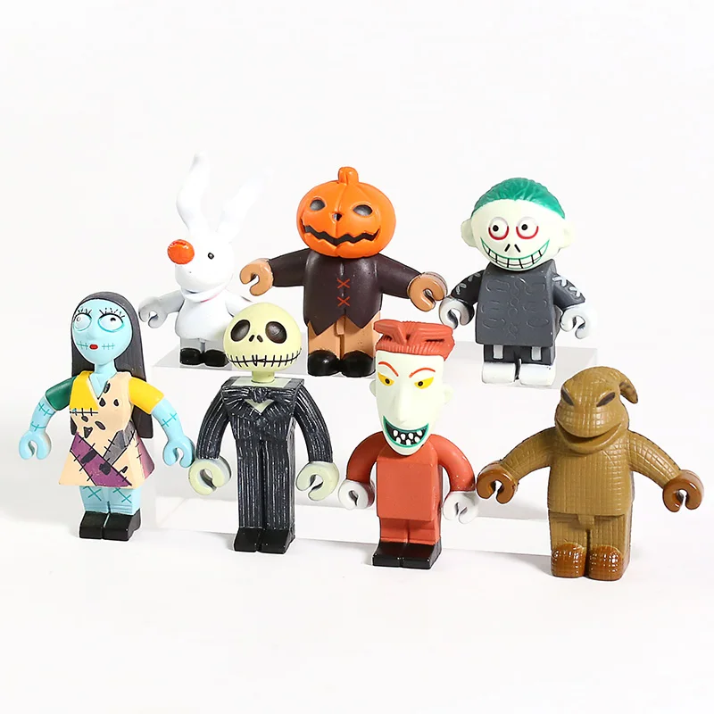 Игрушечные фигурки героев мультфильма Кошмар перед Рождеством Джек Салли
