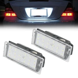 Becinsee – lampe LED de plaque d'immatriculation, sans erreur, pour Renault Twingo II Clio III3D ii5d Megane kombi Laguna Vel satiné Master II 