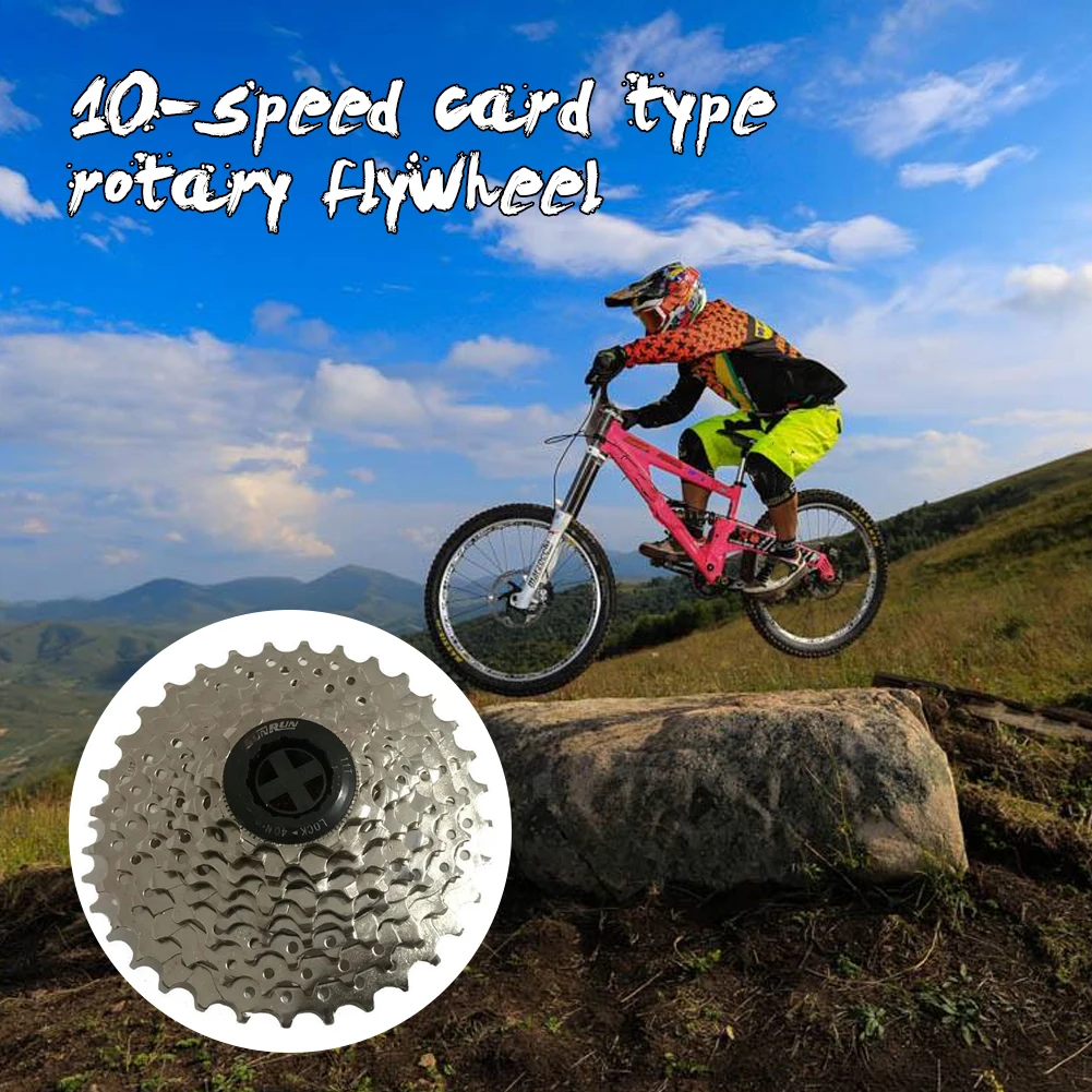 Cassette Sprocket Bicycle Freewheel Bike Parts Rustproof 10 Speed Accessories Replacement Mountain Mini Outdoor Easy Use Tool