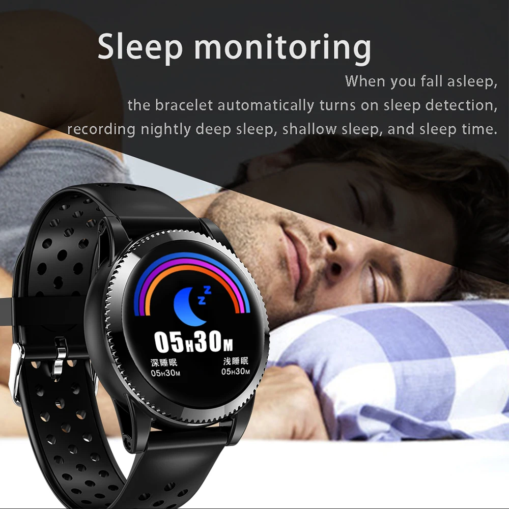 L16 Smart Sports Watch Heart Rate Monitor Blood Pressure Watch Multi-function Color Screen Waterproof Watch