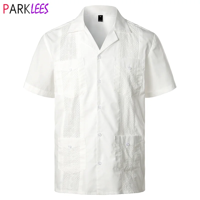 White Cuban Camp Guayabera Shirt Men Stylish Embroidered Woven Button Down Shirts Mens Mexican Caribbean Style Beach Shirts 2xl Casual Shirts Aliexpress White Cuban Camp Guayabera Shirt Men Stylish Embroidered Woven Button Down Shirts Mens Mexican Caribbean Style Beach Shirts 2xl Casual Shirts Aliexpress