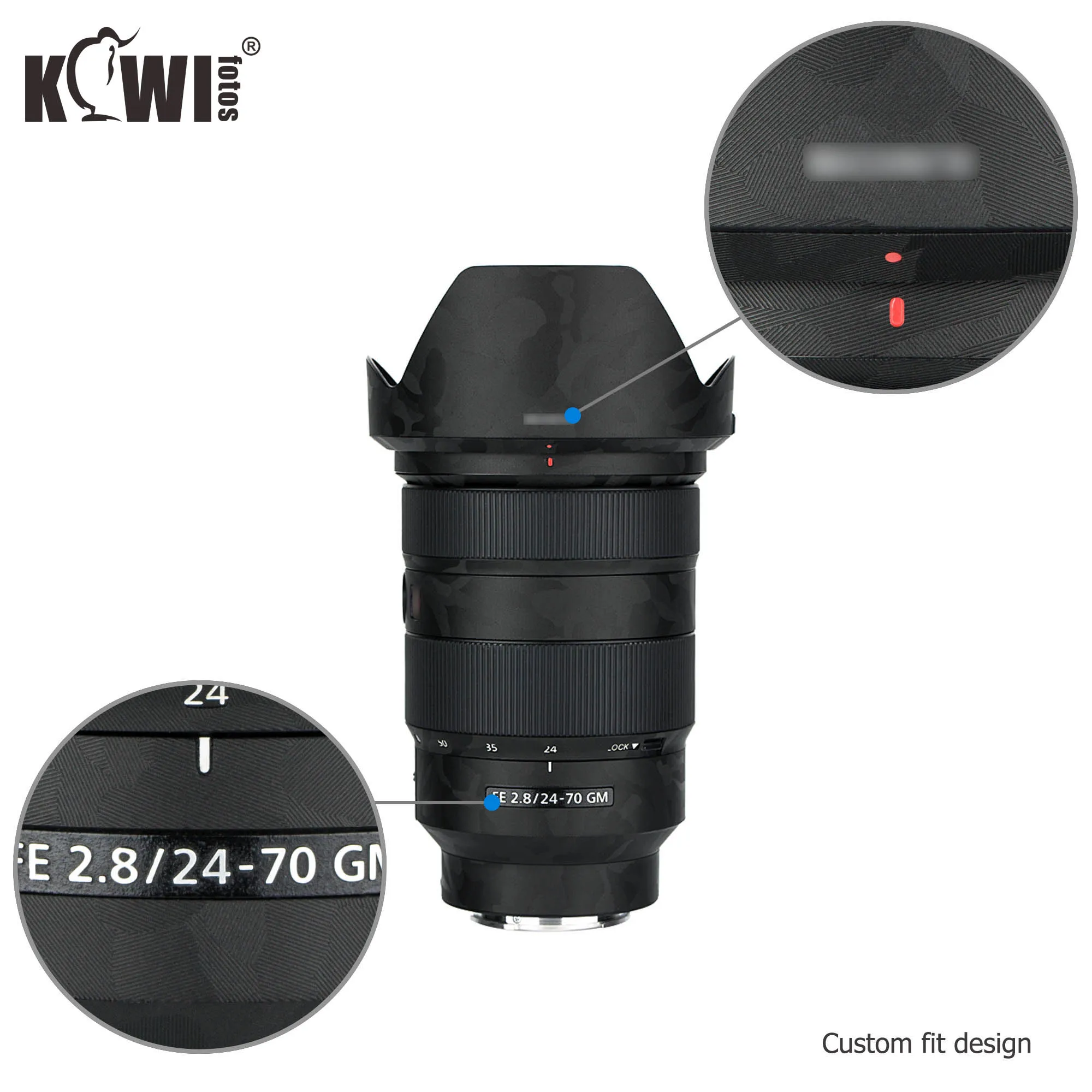 Kiwi антицарапные линзы и бленда для объектива наклейка Sony FE 24 70 мм f/2 8 GM объектив