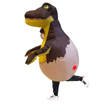 

Dinosaur Inflatable Clothing Fancy Costume Toy With Pump Festival Party Role Playing Snake Shape Inflatable Toys H1202