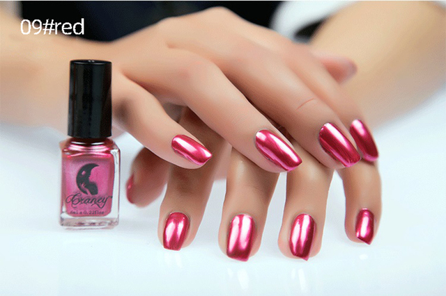 14 Colors Mirror nail Sexy Metallics Nail Polish Soak Off Nail Art For Women Girl beauty Makeup Tool Semi Permanent Varnish