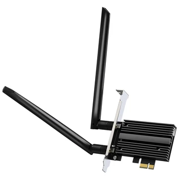 

Pcie Gigabit Wireless Network Card Dual Band Esports Games Bluetooth 5.0 Adapter 3000Mbps WiFi6 Support For Windows 10 64bit