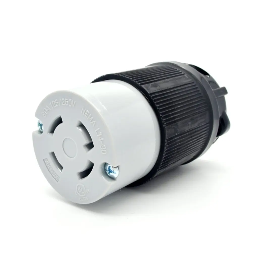 NEMA L14-20 L14-30 разъем генератора+ гнездо 4 зубец запирающий разъем 20A или 30A 125 в 250 В удлинитель с штекерными и женскими концами
