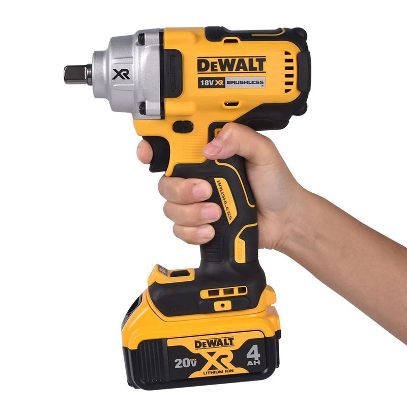 Dewalt 447n.m Cordless Impact Wrench Brushless Motor Lithium Battery Rechargeable 1/2 " Electric Wrench Dewalt - Electric Wrench -