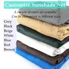 Triangle Sunshade Customize Size HDPE Anti-UV Courtyard Shading Net Retainer Sets And Accessories For Sunshade Net Used 2