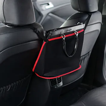 

Car Seat Organizer Side Car Storage Mesh Net Pouch Bag Phone Holder Pocket Car Organizer Trunk organizer Auto Car Accessories
