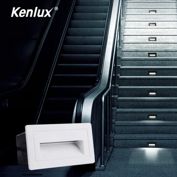 

3W 105mm Led Step Stair Lights Recessed Buried Lamp Indoor Underground Wall Embedded Lighting Steps Corner Footlight