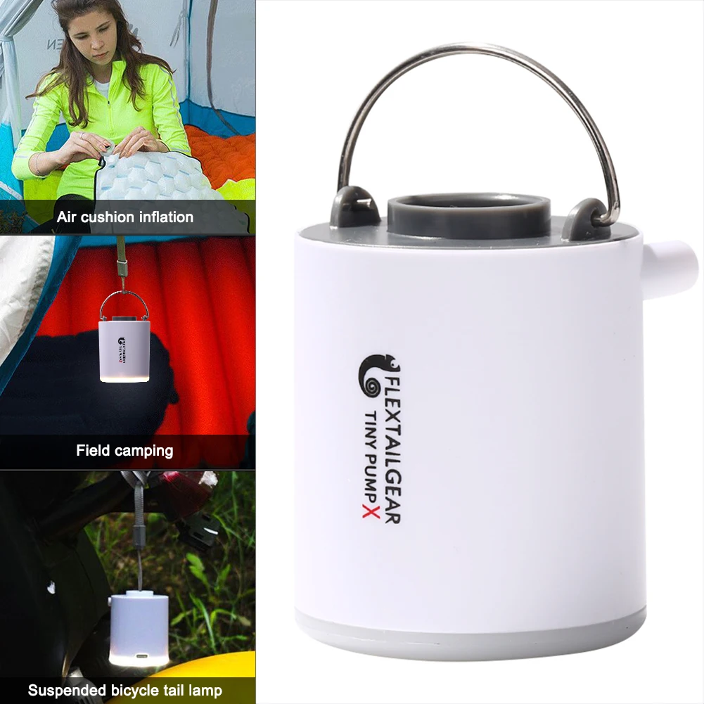 Mini Electric Inflatable Pump Ultralight USB Charging Multi-functional Outdoor 3 Modes Camping Light Air Pump 1