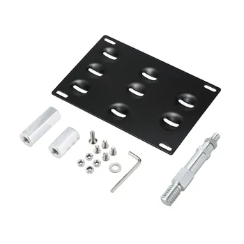 

Front Bumper Tow Hook License Plate Mounting Bracket Holder for BMW 1 3 5 Series