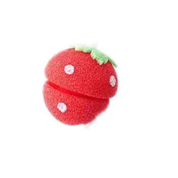 

Curly Hair Ball Popular Magical strawberry Balls Soft Sponge Hair Curler Hair Care Styling Roll Ball Roller Curler
