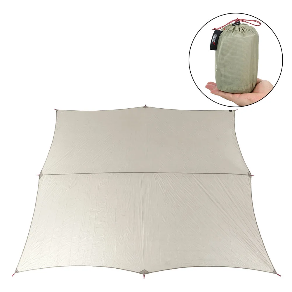 

New 11.5 * 10FT Lightweight Waterproof Rain Fly Hammock Tarp Cover Sunshade Beach Tent Shelter Awning for Camping Outdoor Travel