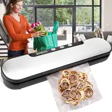 Бытовой пищевой вакуумный упаковщик упаковочная машина пленочный упаковщик вакуумный упаковщик в том числе 5 шт пакетов Электрический вакуумный упаковщик пищевых продуктов