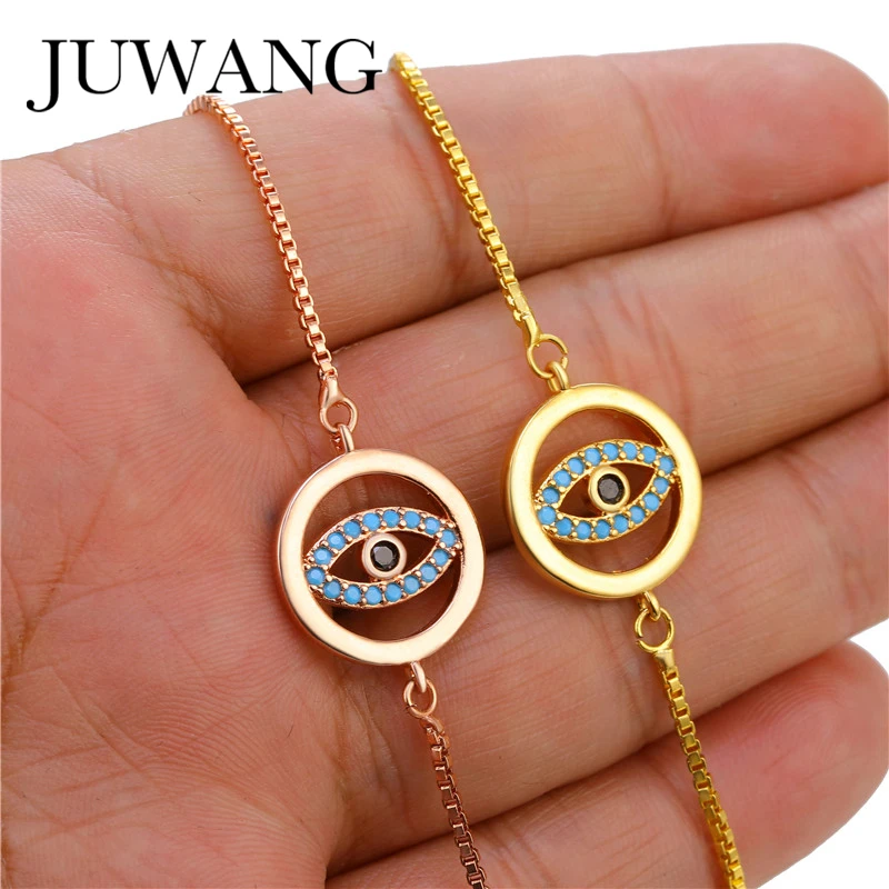 Классические женские браслеты Blue Evil Eye регулируемый женский браслет цвета