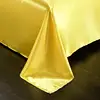 Bonenjoy 1 pc Bed Sheet Yellow Color Plain Dyed Satin Polyester Flat Sheets Queen Size sabanas cama 90 Single Top Sheets 2