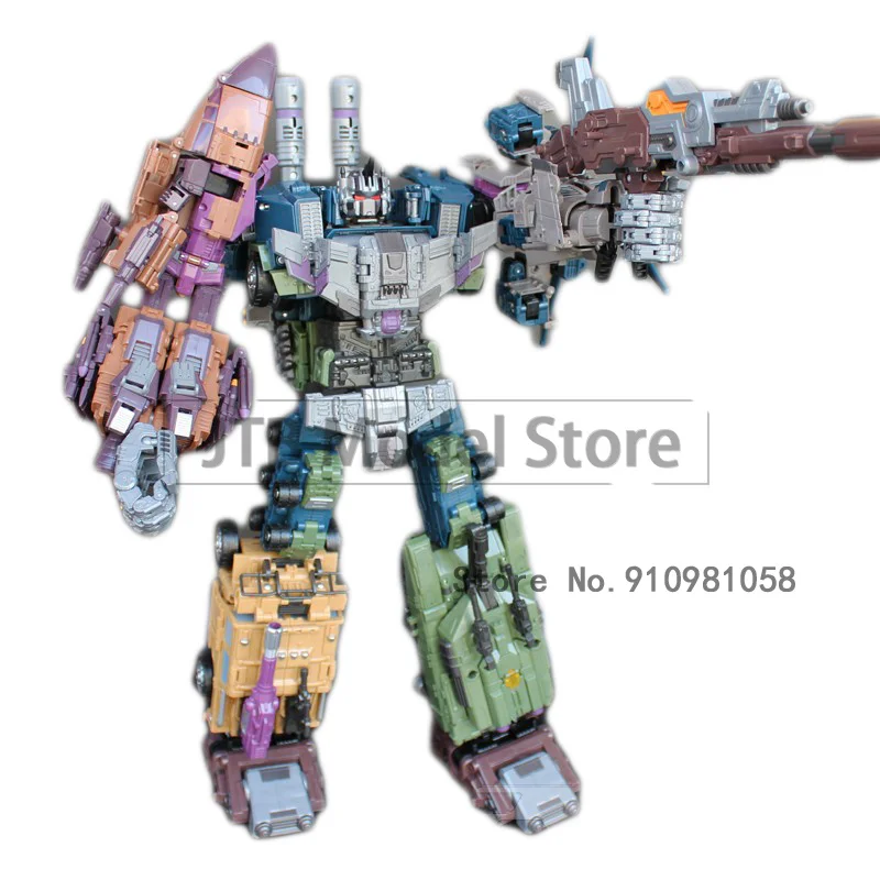 JINBAO transformation Action Figure Toy Bruticus Chariot movie Model 43cm deformation Car Robot Onslaught Brawl Blast Swindle KO | Игрушки и