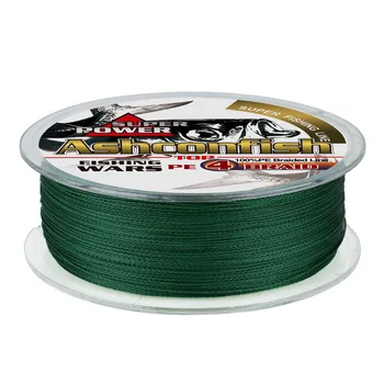 

Red color never faded fishing line braided 100M 300M 4 Strands super strong pe saltwater 2-100LB wire ice 0.06-0.55mm cord green