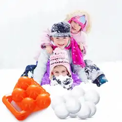 Снежколеп Производитель песка грязи форма-зажим зимний бой снежками детская игрушка подарок случайного цвета