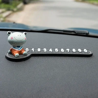 Car Styling Noctilucent Sticker Temporary Car Parking Phone Number Card Plate Car Park Stop Car-styling Automobile Accessories - Название цвета: D7