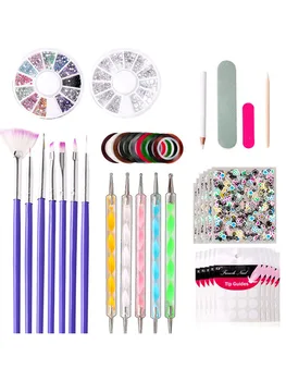 

11Pcs Acrylic Nail Art Brush Pen UV Gel Nail Polish Painting Drawing Brushes Dotting Pen Kit Clean Brush Nail Art Tool Set