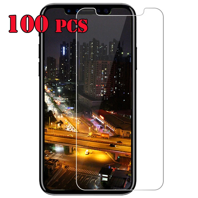 100pcs 2.5D Tempered Glass Shield Screen Protector Cover Film Guard For