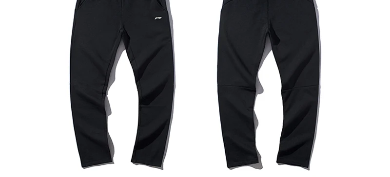 Li-Ning женские тренировочные спортивные штаны из теплого флиса с подкладкой из 69% хлопка и 31% полиэстера AKLP456 WKY258