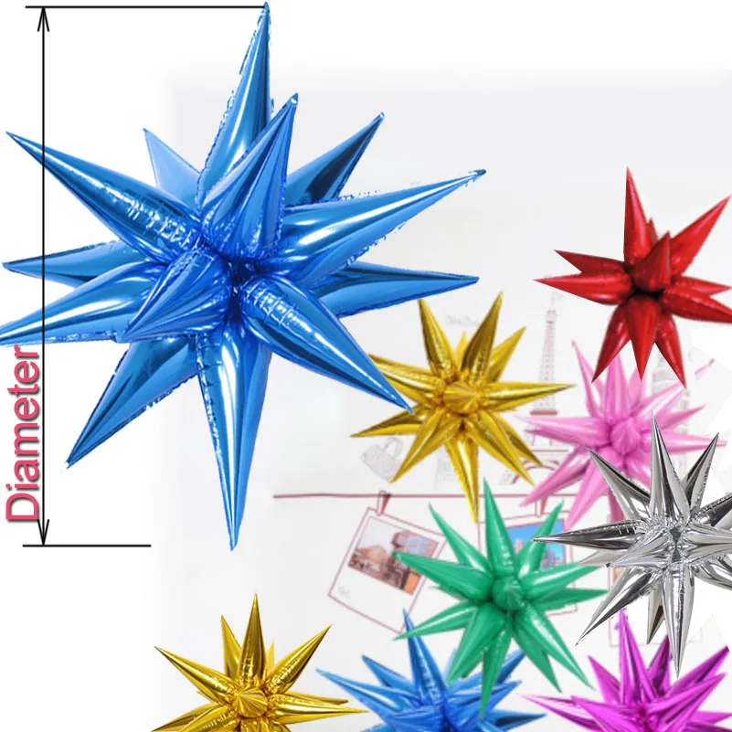 DIY explosion star balloon-diameter