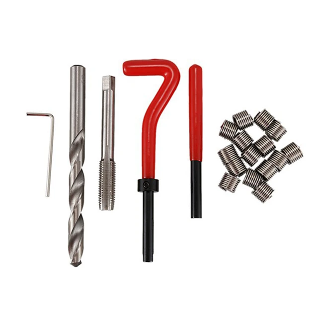Thread Repair Tool Kit 25pcs M3/M4/M5/M6/M7/M8/M10/M12 for Restoring  Damaged Threads Spanner Wrench Twist Drill Bit Kit - AliExpress