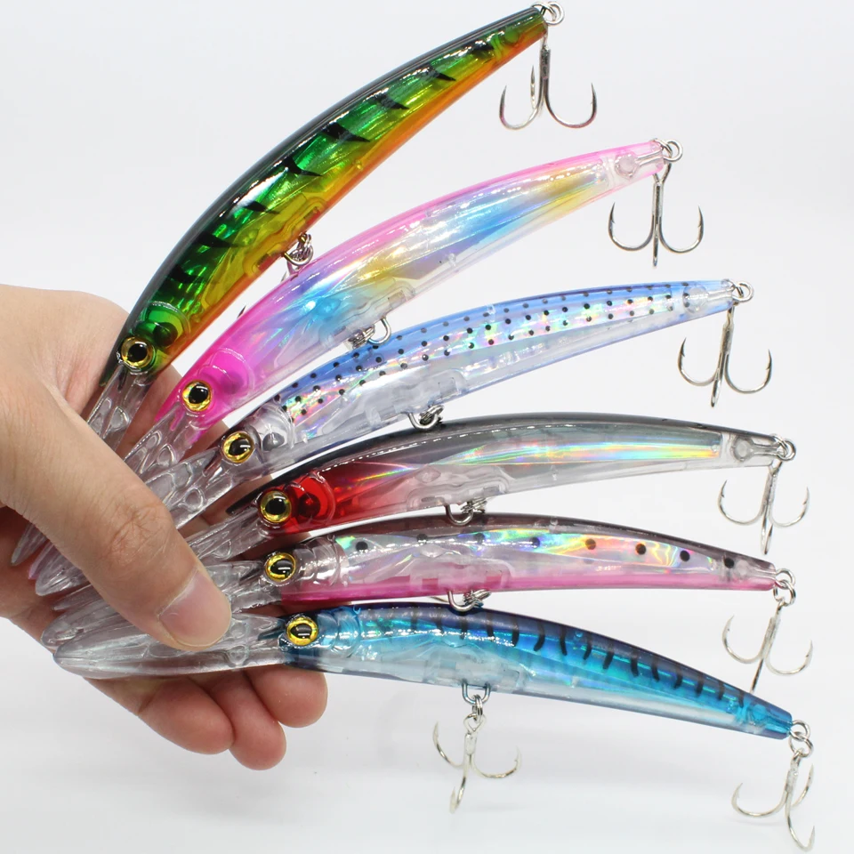 

NEW HOT Minnow fishing lure 17cm 24g lifelike fish swing hard bait high quality noise japan fishing tackle deep diving 6M+ lures