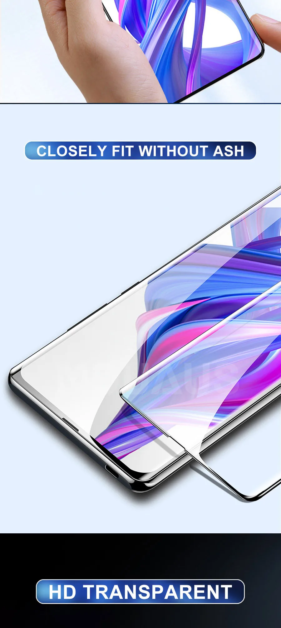 9D закаленное стекло для huawei Honor 20 Lite 9i 10i 20i 8X 8A 8C 8S 9X V20 V10 20S Защитная пленка для экрана