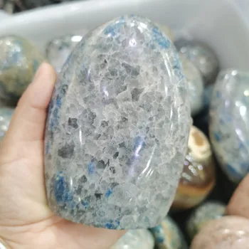 

600g Natural Rare Granite Azurite K2 Energy Quartz Crystal mineral chakra reiki Healing Home Decoration