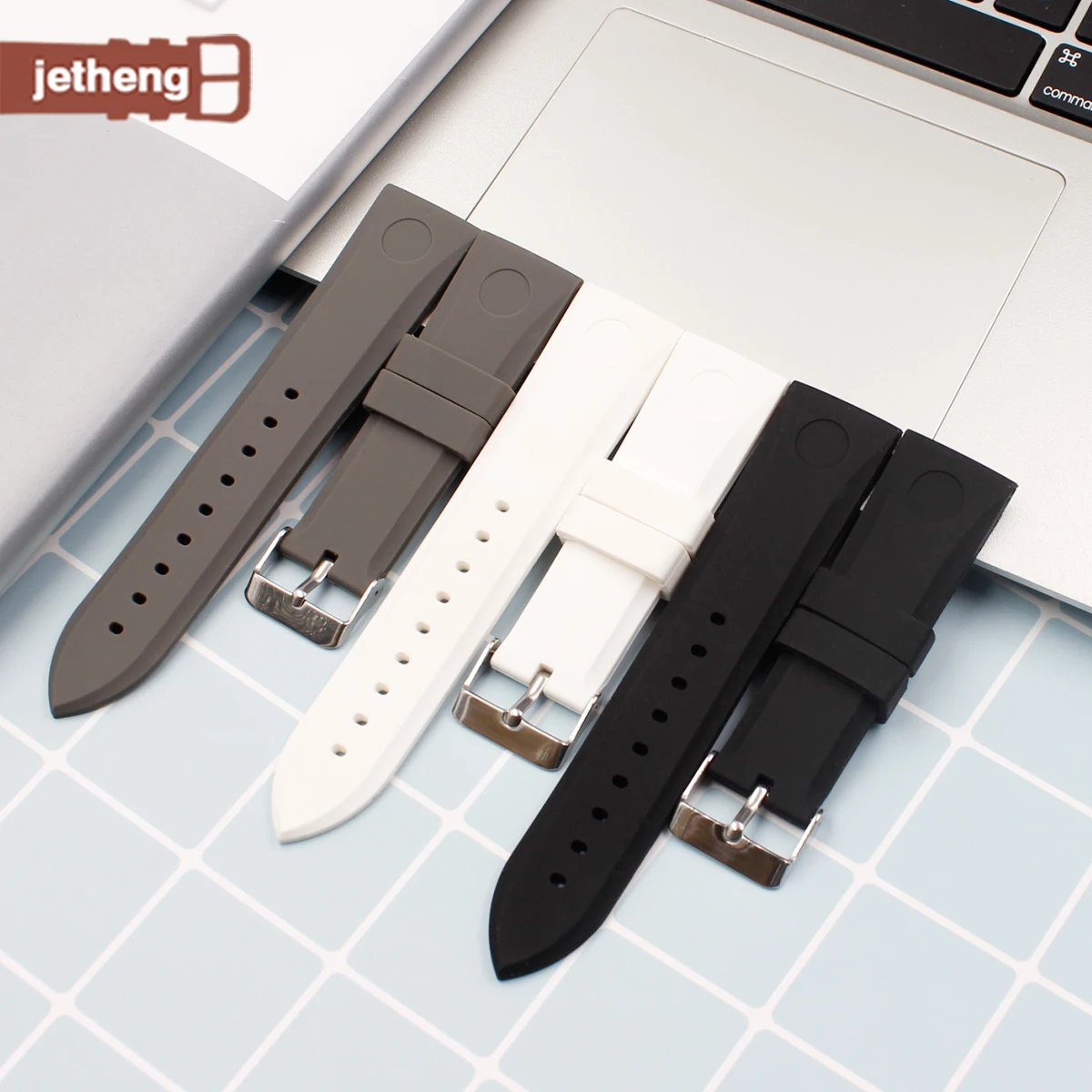 

Rubber watch band Applicable for Armani 23mm watch strap Watch-Accessories