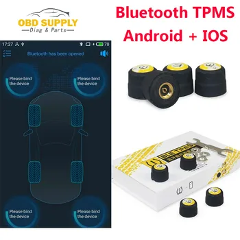 

Car TPMS Android IOS External Sensors TPMS Bluetooth 4.0 Car External TPMS Tire Pressure Monitoring BLE TPMS Low Energy