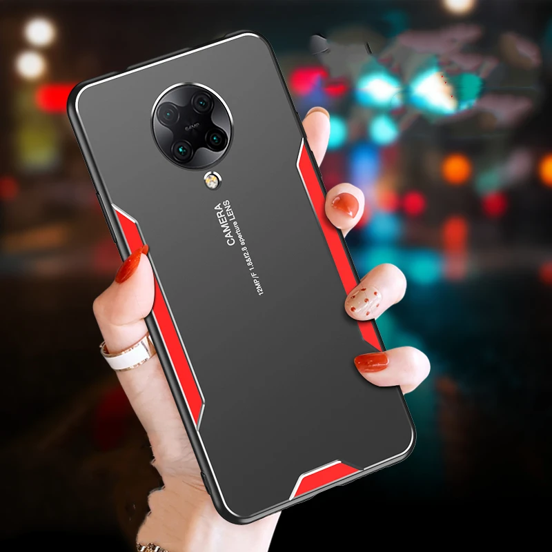 Чехол для Xiaomi Redmi K30 Ultra K20 Pro металлическая задняя крышка Мягкий ТПУ бампер Жесткий