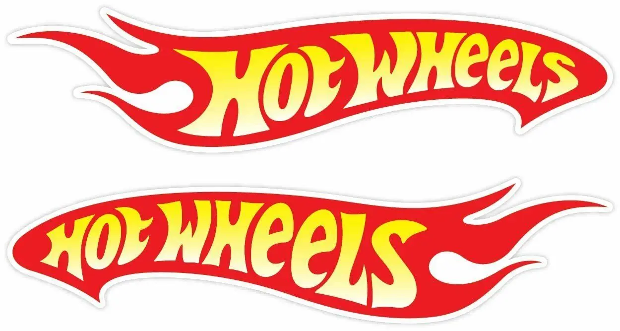 Гоночная виниловая наклейка набор из 2 предметов подходит для шлема Hot Wheels
