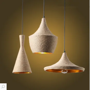 

modern creative design resin monkey loft vintage hemp rope pendant light for home lighting bar cafe retro hanging pendant lamp