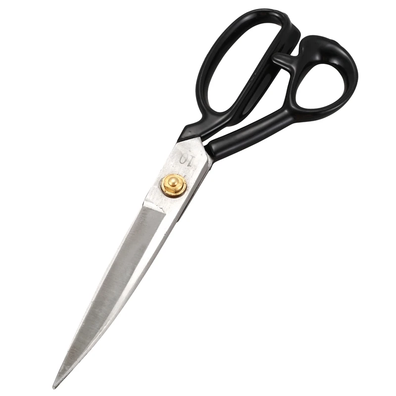 Металлическая ручка по индивидуальному заказу Нержавеющая сталь швейные ножницы черный