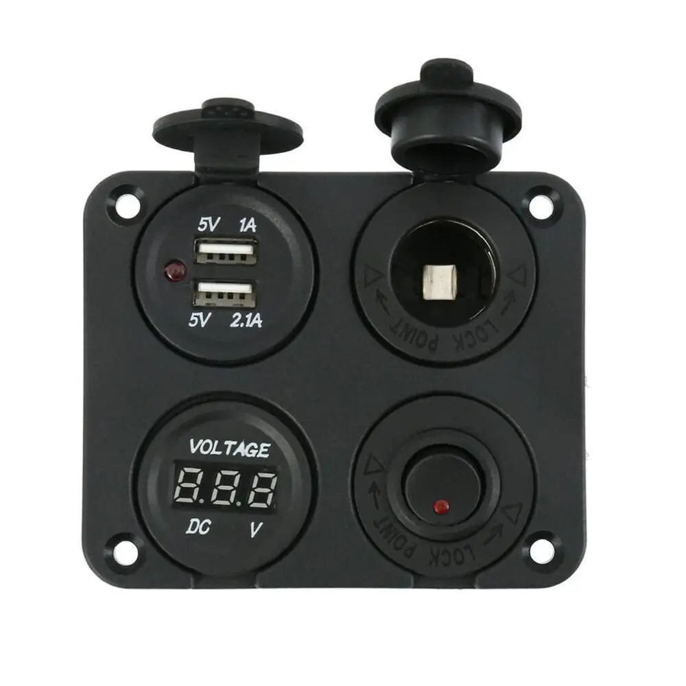 12 В автомобильный мотоцикл Лодка прикуриватель встроенный Usb прикуриватель автомобильные аксессуары-модификации для автомобиля